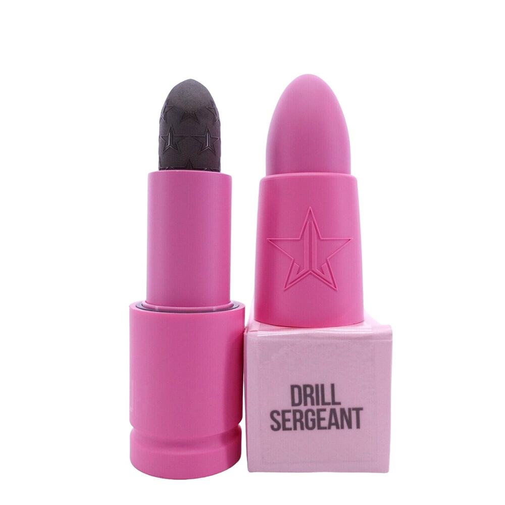 Jeffree Star Velvet Trap Lipstick Drill Sergeant Sultry Grey Gray New